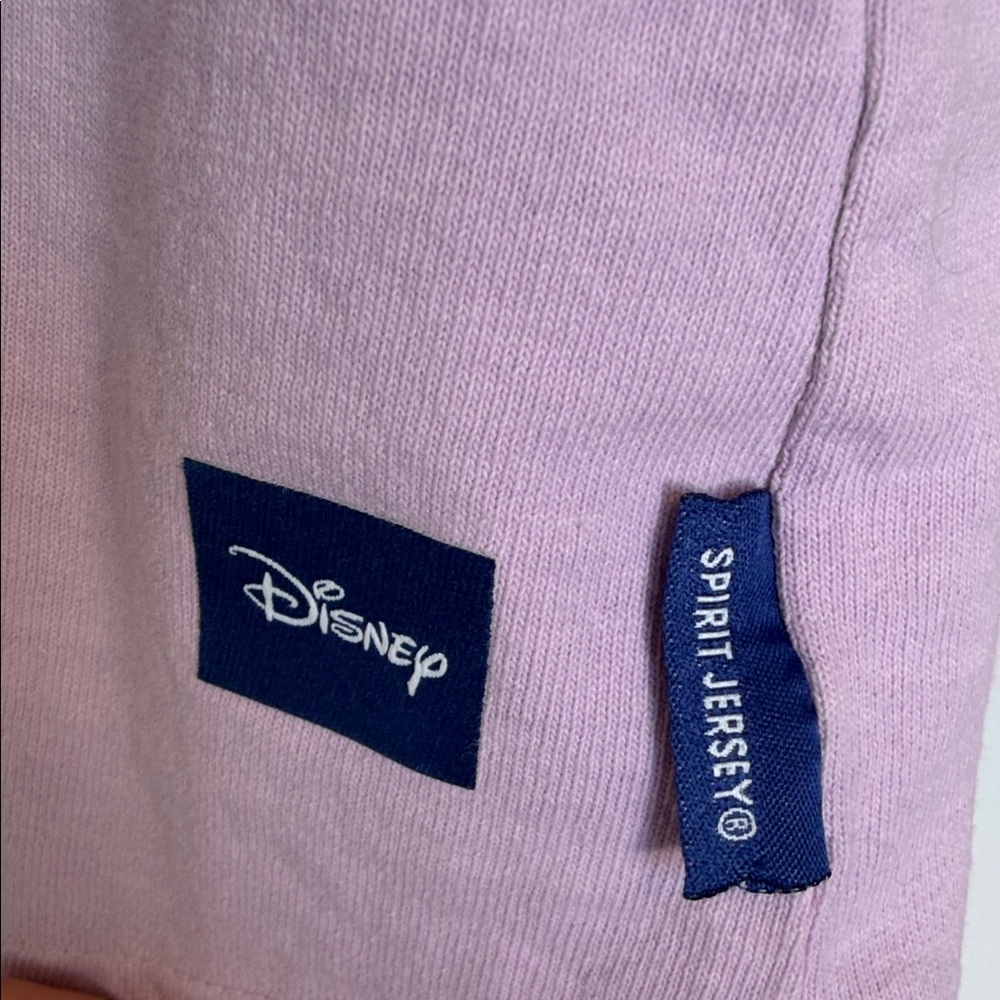 Disneyland Adult Spirit Jersey Joey Chou XL Pink Purple Gradient Fantasyland EUC - Picture 5 of 14